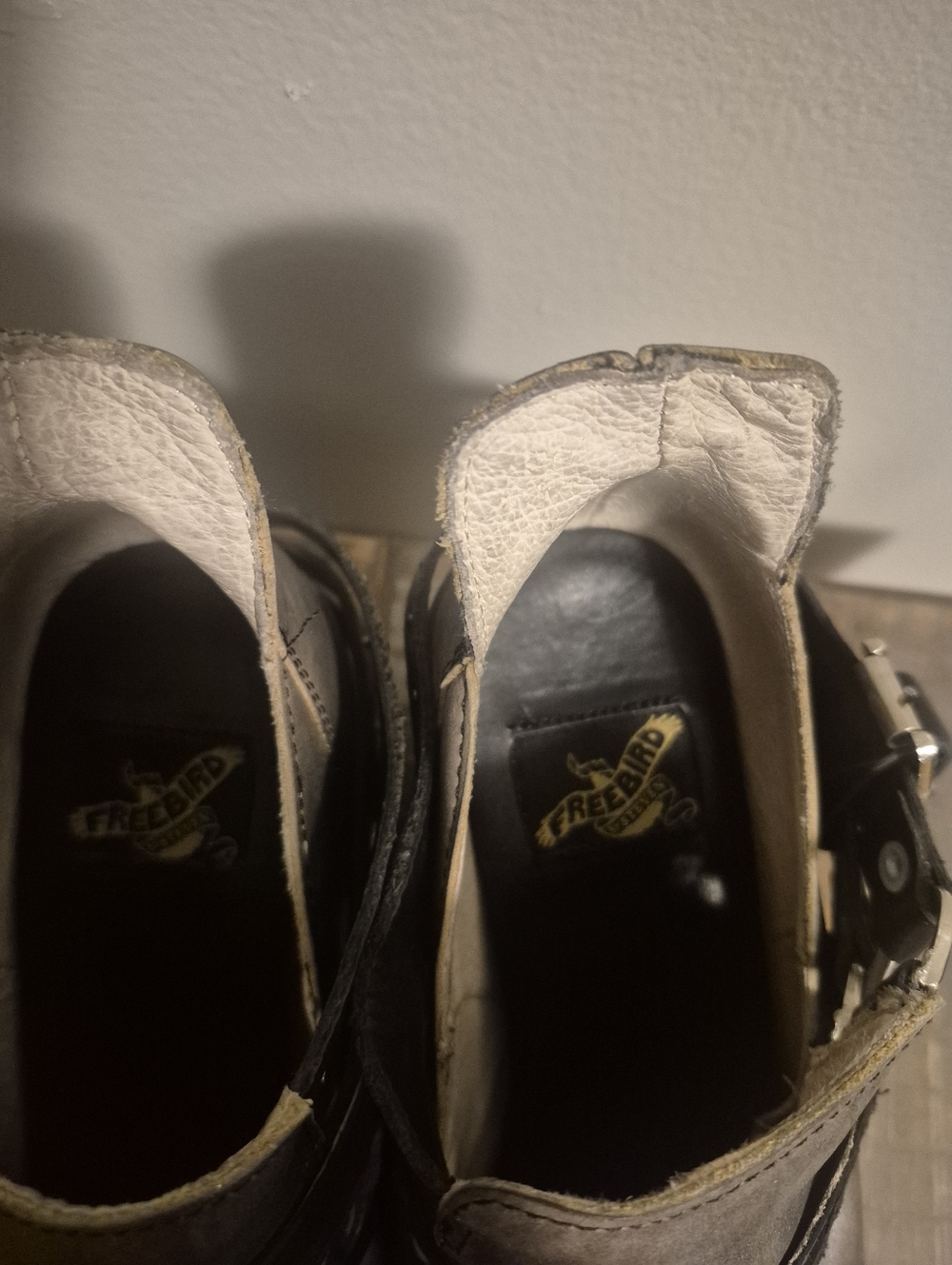 Freebird Distressed Leather Ankle Boots - Picture 6 of 9